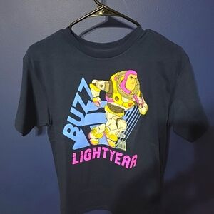Disney pixar buzz lightyear T-shirt Sz 14/16 Blue NWT